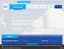 Tablet Screenshot of guyhoquet-immobilier-bordeauxalbret.com